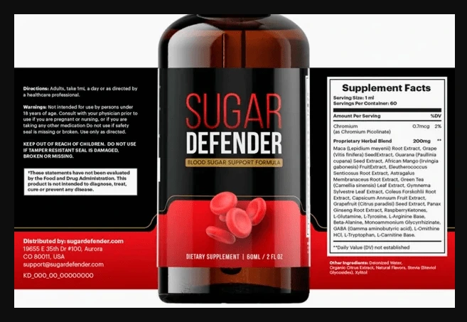 Sugar Defender Ingrediensene