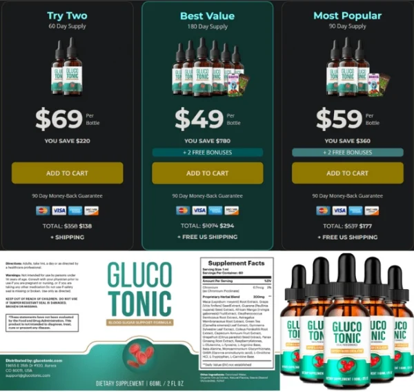 GlucoTonic norge pris